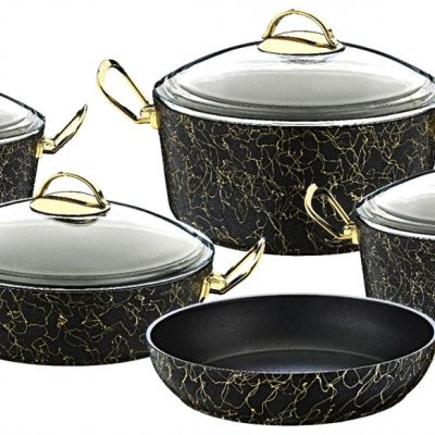 9 Parça Granit Tencere Seti