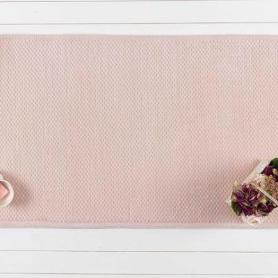 Banyo Halısı Flanel Pudra