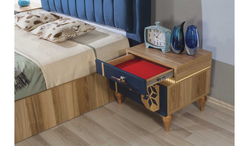 Atlantis Mavi Yatak Odası Takımı