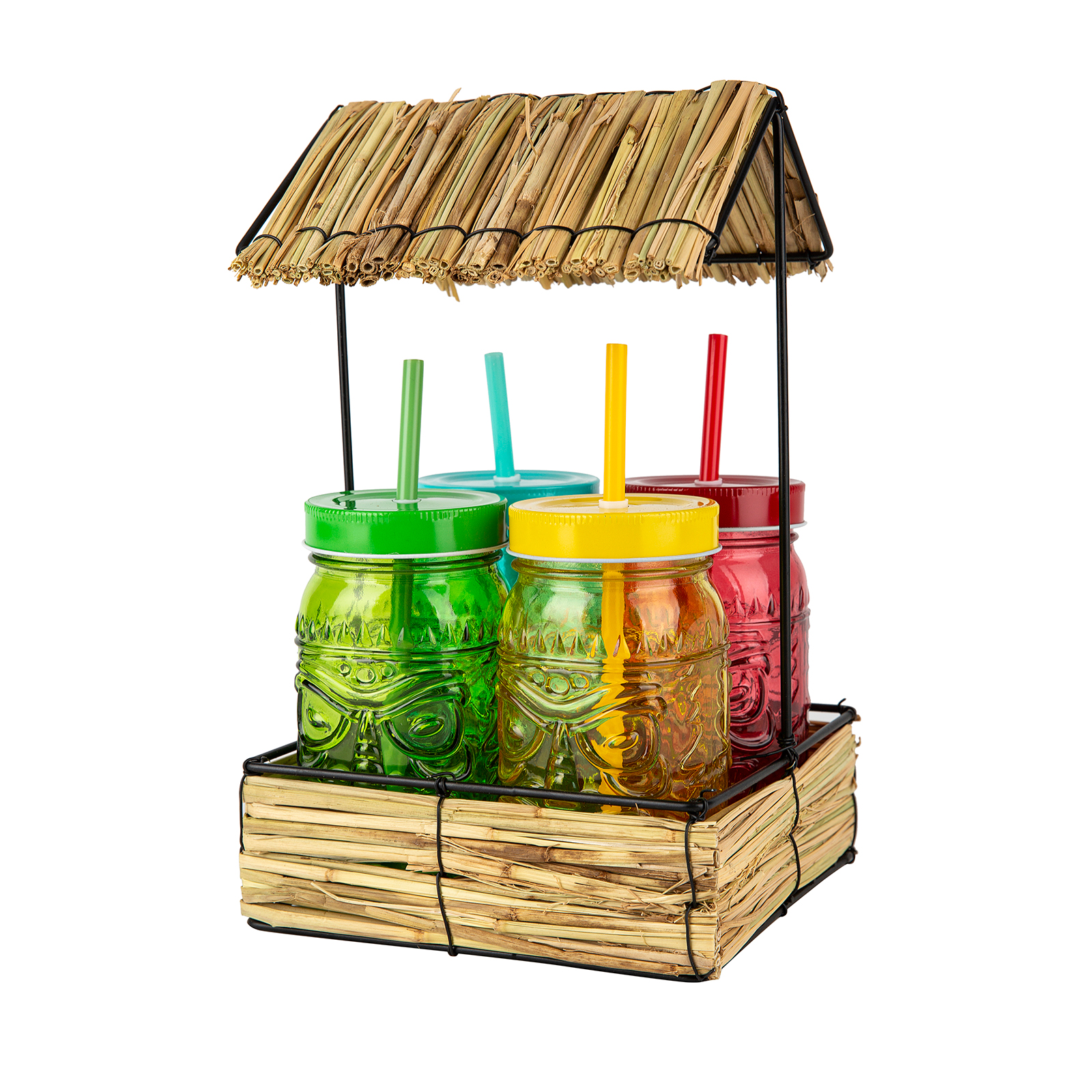 Karaca Tribe 4lü Mug Standlı Set