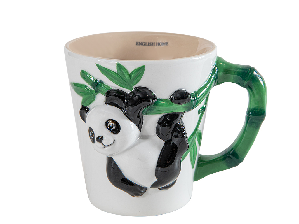 Panda Dolomite Kupa 325 Ml Beyaz - Yeşil-