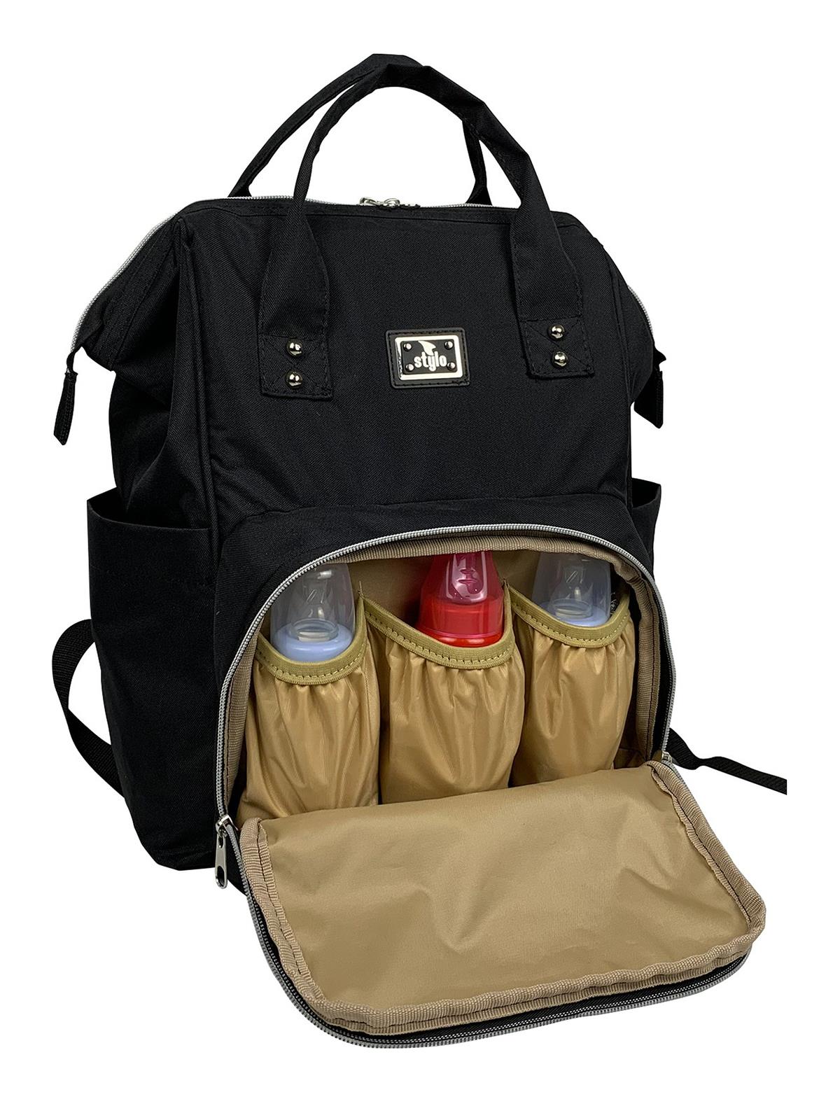 Stylo Star Anne Bebek Bakım Çantası Siyah