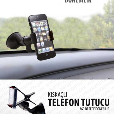 Araç Cep Telefon ve Tablet Tutucu
