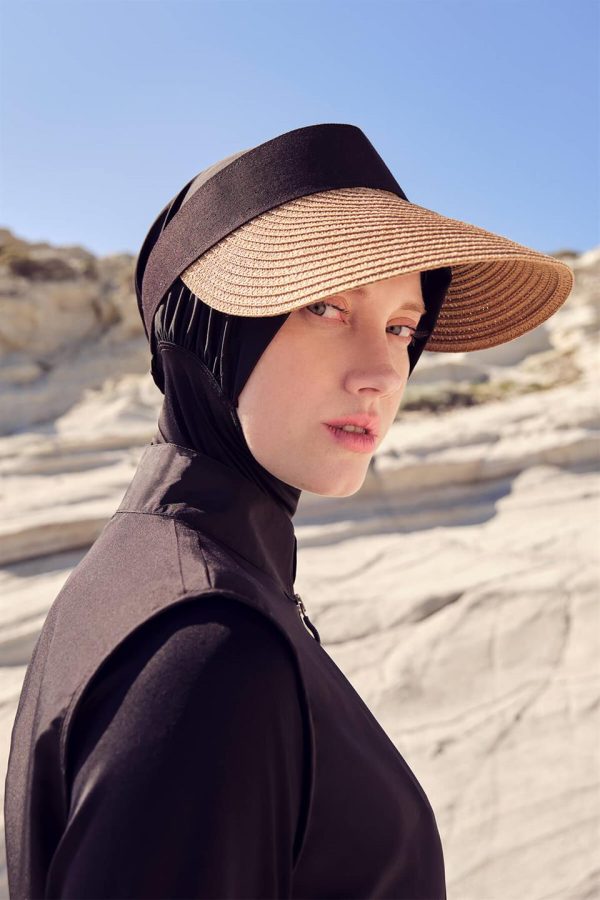 Haşema Katlanabilir Camel Vizör Plaj Şapkası