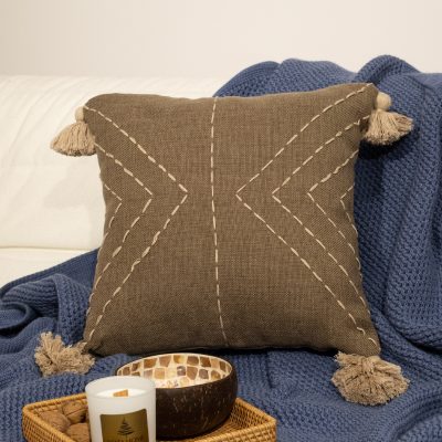 Aspen Kahverengi Dekoratif Kırlent