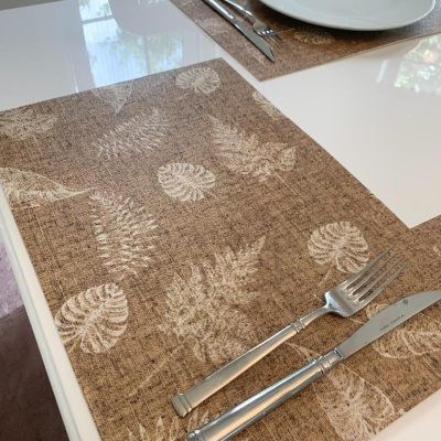 Brillant 6'lı Yaprak Desen Amerikan Servis Takımı