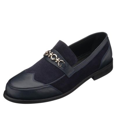 Büyük Numara Erkek Deri Ayakkabı - TR1071 Lacivert