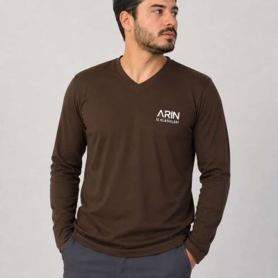 Arin V Yaka Uzun Kollu Penye